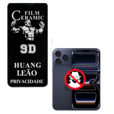 Imagem de Película Cerâmica Privacidade Brilhante IPhone X 11 12 13 14 15 16e PRO MAX Proteção Total, Anti-Risco e Anti-Espião (13/13 PRO /14/16 E)