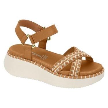 Imagem de Sandália Vizzano Anabela Papete Tiras Feminina-Feminino