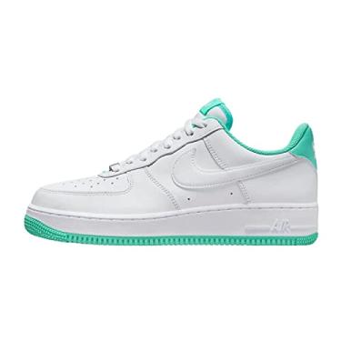 Imagem de Nike Tênis masculino Air Force 1 '07, branco/branco-claro Menta, 38, Branco, 8