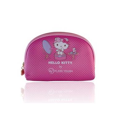Imagem de Necessaire Hello Kitty Rosa Estampada