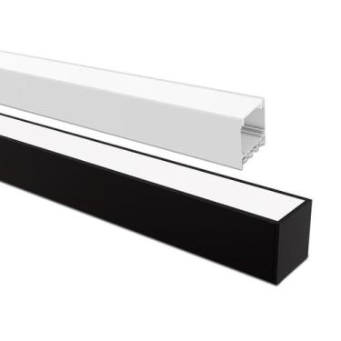 Imagem de Perfil De Sobrepor Taschibra Para Fita De Led Spire 35 Com 1