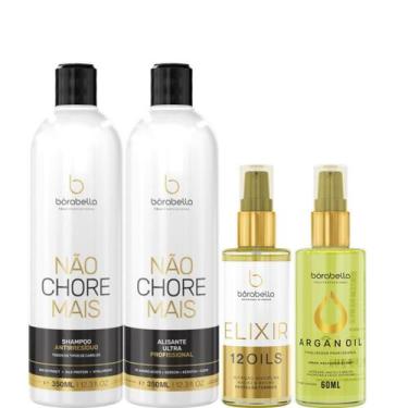 Imagem de Borabella Kit Não Chore 2x350ml + Elixir + Argan 2x60ml