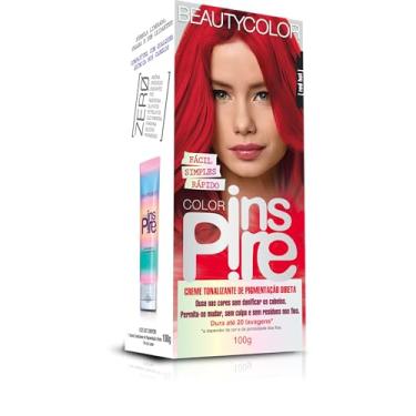 Imagem de Color Inspire Vermelho Red Hot Creme Tonalizante Pigmentação Direta – Cores Vibrantes e...