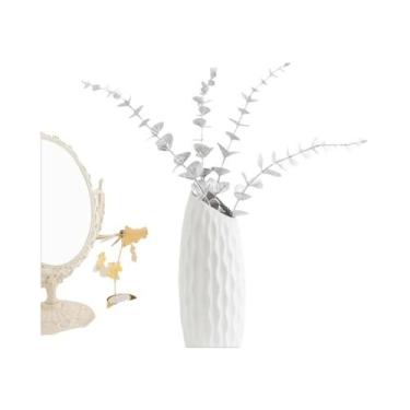 Imagem de Folhas De Eucalipto Artificiais Atacado Plantas Falsas Para Vaso Casa 