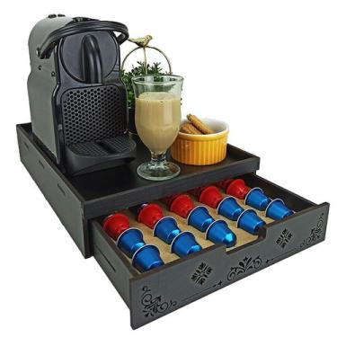 Imagem de Porta cápsulas Nespresso com Bandeja Para 45 capsulas café - Co2Beer