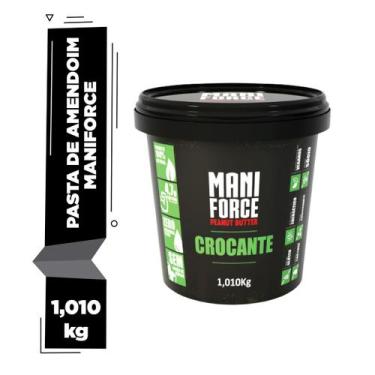 Imagem de Pasta De Amendoim Integral 100% Amendoim 1,010kg - Maniforce, CROCANTE