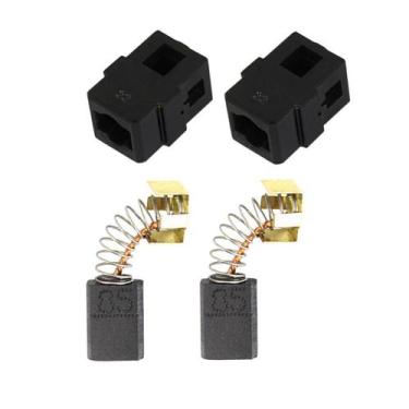 Imagem de Jg Guia e Escovas de Carvão P/ Furadeira Makita HP1630