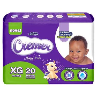 Imagem de Fralda Cremer Magic Care Jumbo Xg com 20 unidades, XG, 20 Unidades
