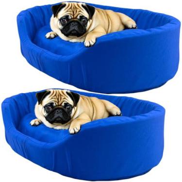 Imagem de 2x Cama Europa Pet Médio para Cachorros Gatos com Almofada - Supri Pet