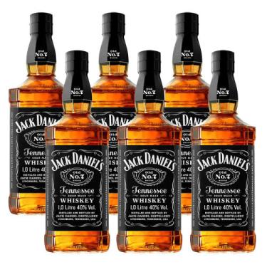 Imagem de Jack Daniels Old No. 7 Tennessee Whiskey 1L 6 Unidades