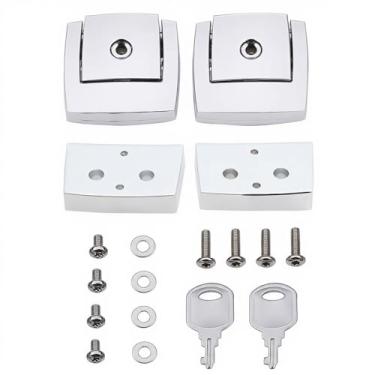 Imagem de XYZMT O pacote de travas para porta-malas contém espaçadores adequados para Harley Tour Pak Touring Classic Electra Ultra 80-13