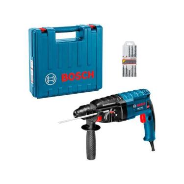 Imagem de Martelete SDS-Plus 800W 2,7 KG GBH 2-24D Perfurador Rompedor BOSCH + 5