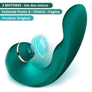 Imagem de Sugador Com Pulsação Vibrador Ponto G E Vagina Clitóris Top - Vbrante
