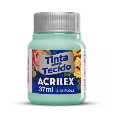 Imagem de Tinta De Tecido 37ml Acrilex Verde Bebê 810 Tinta De Tecido 37ml Acril