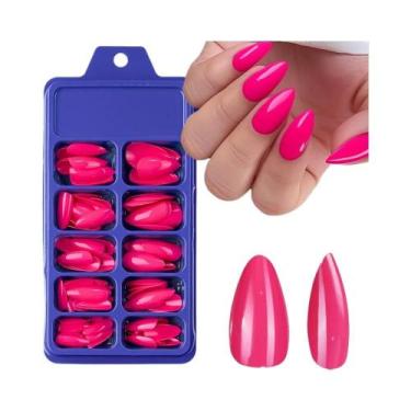Imagem de Unhas Postiças Francesas De 9 Cores, 120 Peças, Curtas, Quadradas, Bri