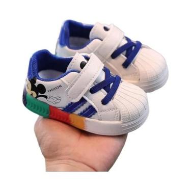 Imagem de Tênis Esportivos Disney Mickey Para Meninos E Meninas, Sapatos Casuais