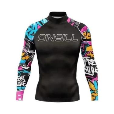 Imagem de Camisa De Surf Masculina De Manga Longa, Rashguard Com Proteção UV, Ro