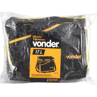 Imagem de Bolsa Térmica Preta 17 Litros Vonder Para Transporte