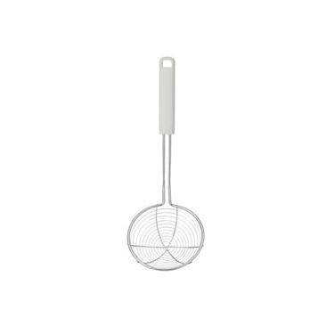 Imagem de ESCUMADEIRA KITCHENAID PARA FRITURA 38CM EM AÇO INOX BRANCO KHA010OHPNG