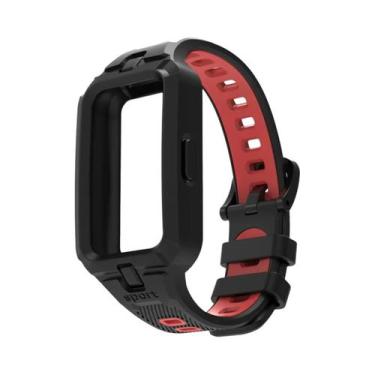 Imagem de Pulseira De Silicone Respirável Para Huawei Band 10 9 8 7 6, Substitui