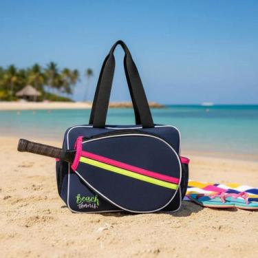 Imagem de Raqueteira Beach Tennis Profissional Espaçosa Premium - Gabriela Ferra