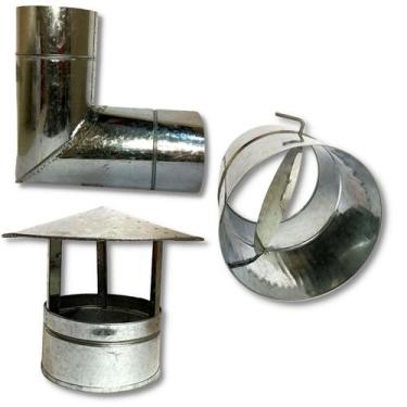 Imagem de Kit Chaminé Chapeu Joelho Dumper - GS Grill