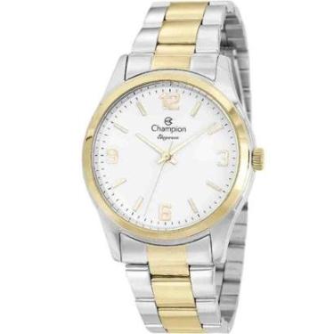 Imagem de Relógio Champion Prata Dourado Feminino CN24860B-Feminino