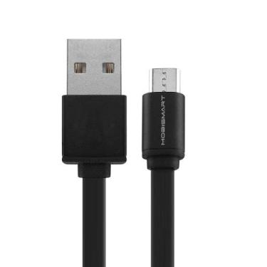 Imagem de Cabo Micro USB Flat Reforçado 1m - Durabilidade e Praticidade para Sma