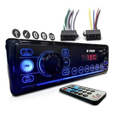 Imagem de Rádio de carro Som Automotivo toca Mp3 Com Bluetooth 2 entrada Usb Aux