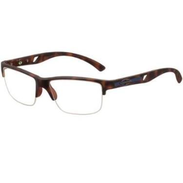 Imagem de Armação De Óculos Mormaii Artico 2 M6015f1657 Marrom Fosco Demi-Masculino