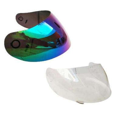 Imagem de Par Viseira Cristal Camaleão Capacete Pro Tork Jett Evo Line - POLIVIS