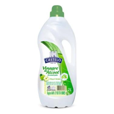 Imagem de Vinagre Castelo Alcool 6 2l Para Cozinha E Limpeza, Maça Verde