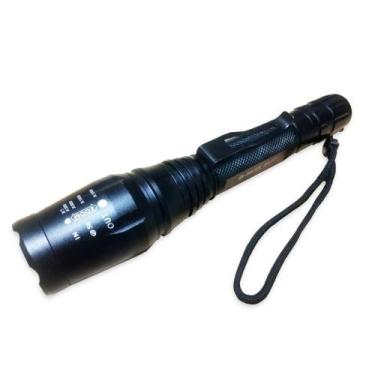 Imagem de Lanterna Led T6 258000w 468000 Lumens 2 Baterias Zoom - B MAX