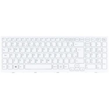 Imagem de Teclado para Notebook Sony Vaio VPCEH2kfx-b - BestBattery, Branco