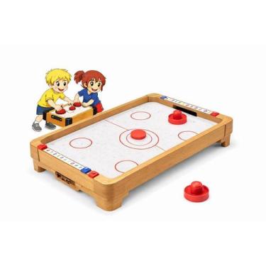 Imagem de Mini Hockey Mesa Infantil Jogo Air Game Ventilador Elétrico - dutetoys