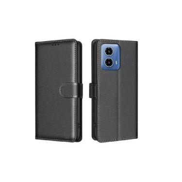 Imagem de Capa Capinha Case Carteira Flip Couro Motorola Moto E14 - Rafinha, Pre