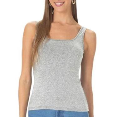 Imagem de Blusa Regata Malwee 1000004494 Feminina Tradicional Algodão T. P/XGG-Feminino