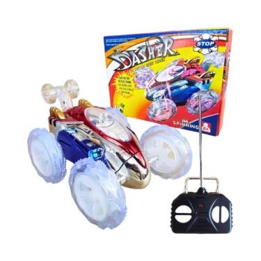 Imagem de Carrinho Maluco Gira 360º De Controle Remoto Com Luzes Led - Dasher, C