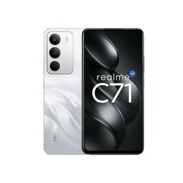 Imagem de Smartphone Realme C71, 256GB, 4GB RAM, Android 15, Tela 6,6 120Hz, Câm