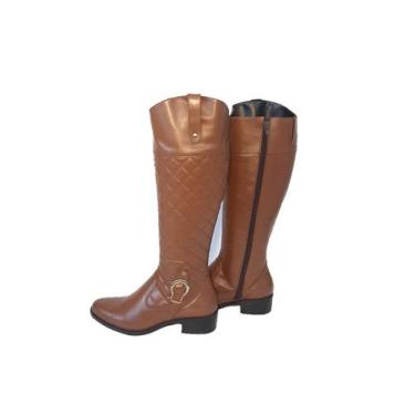 Imagem de Bota em couro Cano Alto Ana Elisa, 37