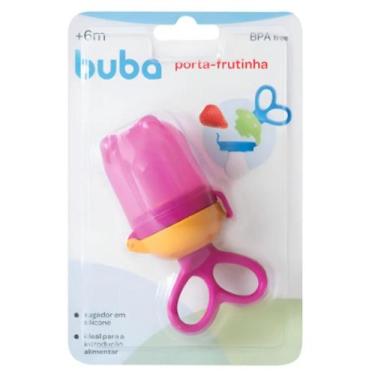 Imagem de Porta Frutinha Alimentadora Silicone Buba Menina Menino, Lilás