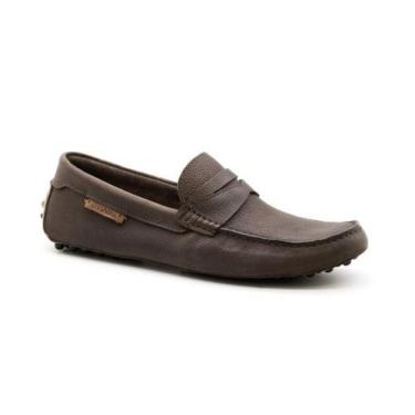 Imagem de Mocassim masculino em couro senna andacco - 9785, Coffe, 41