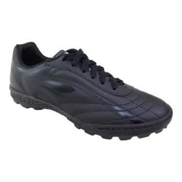 Imagem de Chuteira dray 326 society foorcy infantil -, Preto, Preto, 35