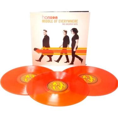 Imagem de Hanson - 3x LP Middle of Everywhere: the Greatest Hits Vinil Laranja -