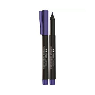 Imagem de Caneta Permanente Faber Castell CD Marker 1.0mm, Azul