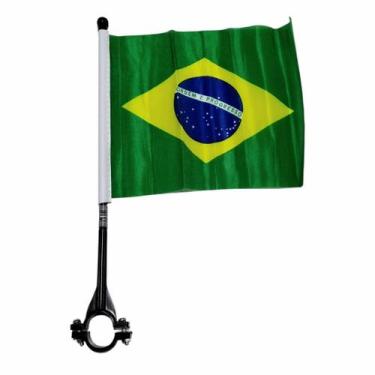 Imagem de Bandeira Brasil para Moto - Genérico