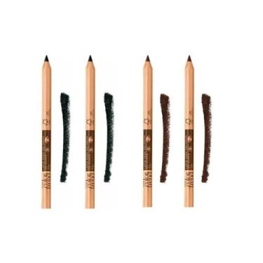 Imagem de Avon - Kit 4 Lápis Delineador Olhos 2 Preto+2 Marrom - 1,1g