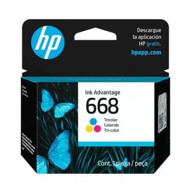 Imagem de Cartucho para Impressora HP 668 Colorido 7FP36VL