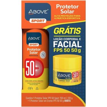 Imagem de Above Kit Protetor Solar Sport FPS 50 150ml + Creme