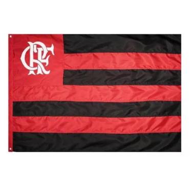 Imagem de Bandeira Myflag Flamengo - 3 Panos, Preto, Vermelho
